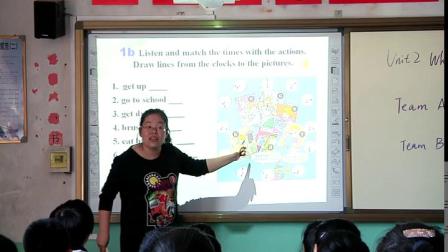 人教版英语七下Unti 2 Section A（1a-2b）课堂视频实录（韩媛媛）